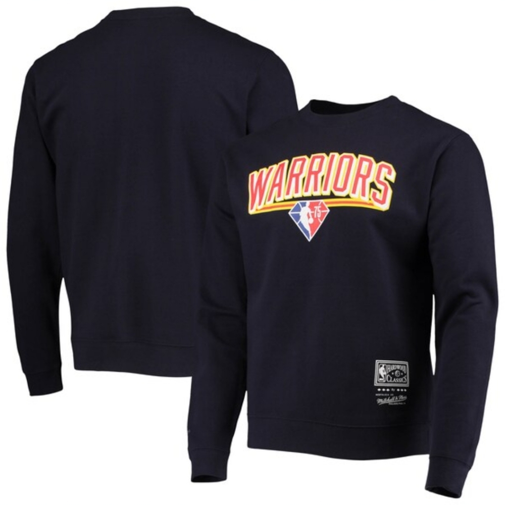 Mitchell & Ness Warriors Crew Neck Size XXXL